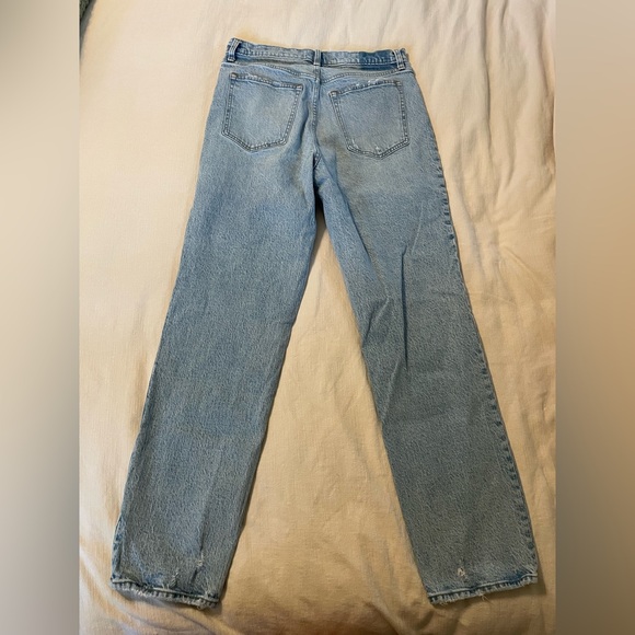 Abercrombie & Fitch Light Blue Straight Leg Women's Jeans - Picture 2 of 5